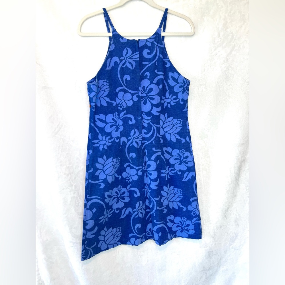 90’s Roxy Hawaiian Flower Print Dress - Picture 4 of 11